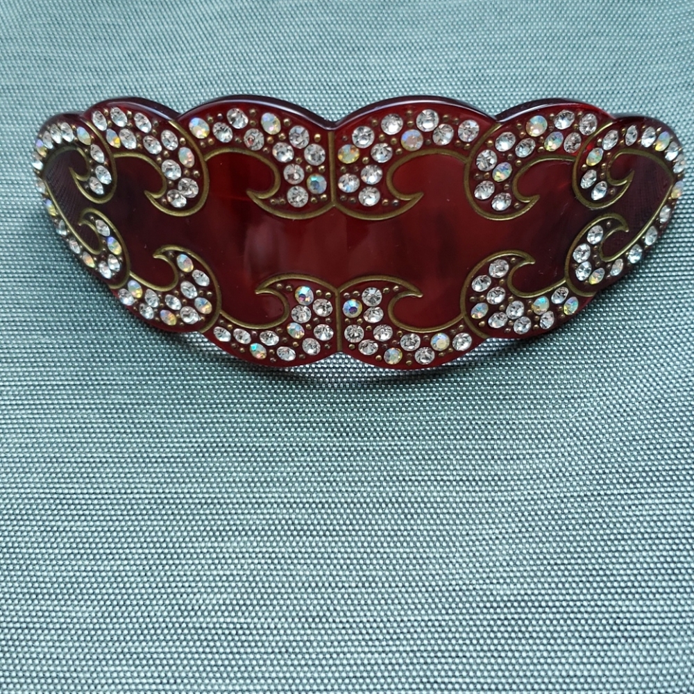 Jeweled hair clip